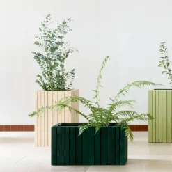 SQUARELY COPENHAGEN - Plantekasse - Unfold SQUARE TALL - Natur - 47 x 52 x 70cm