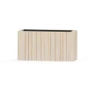 SQUARELY COPENHAGEN - Plantekasse - Unfold WIDE - Natur - 77 x 33 x 40 cm