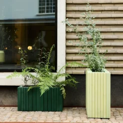 SQUARELY COPENHAGEN - Plantekasse - Unfold WIDE - Natur - 77 x 33 x 40 cm