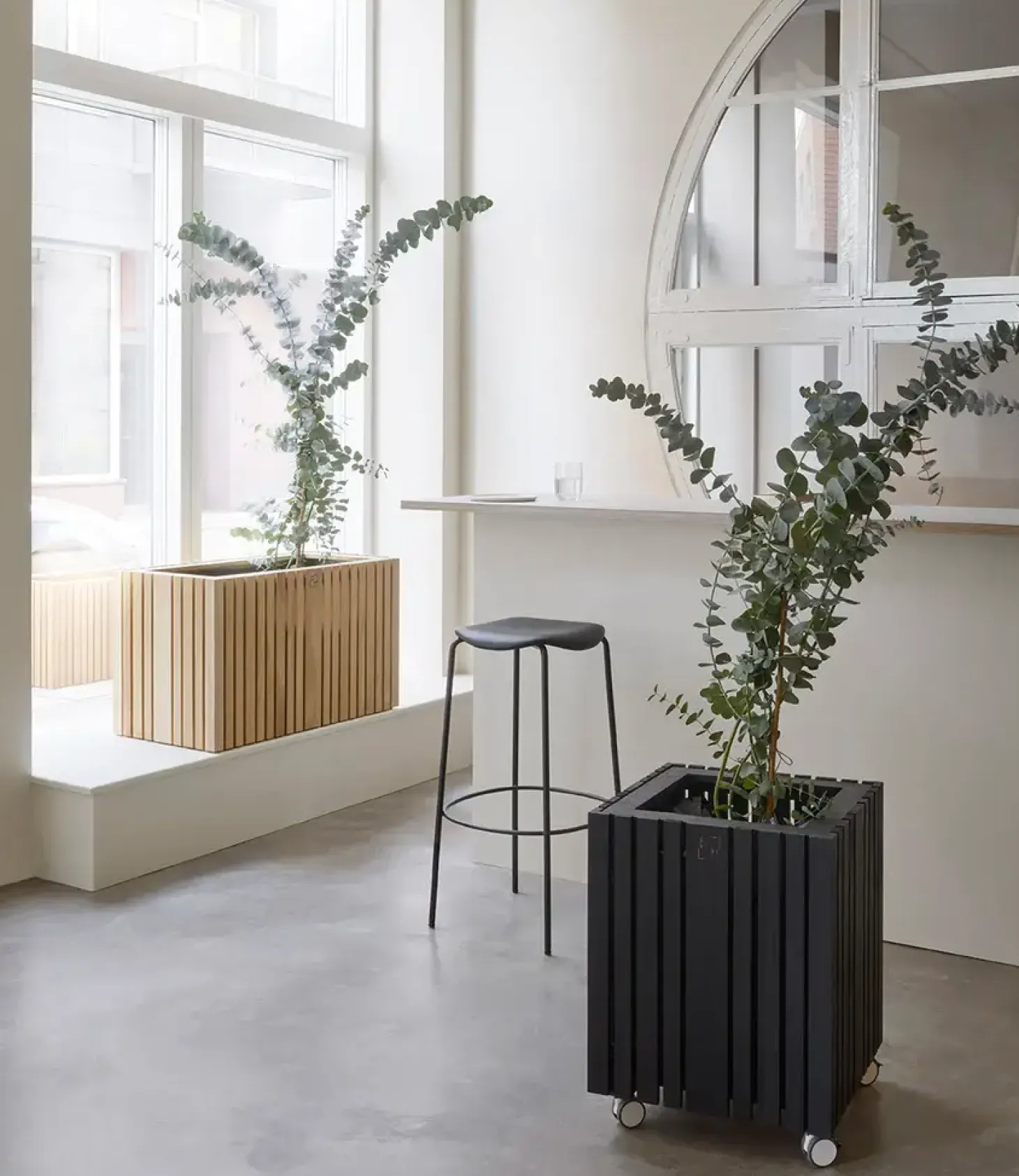 SQUARELY COPENHAGEN - Plantekasse - GrowBIG - Sort Ask