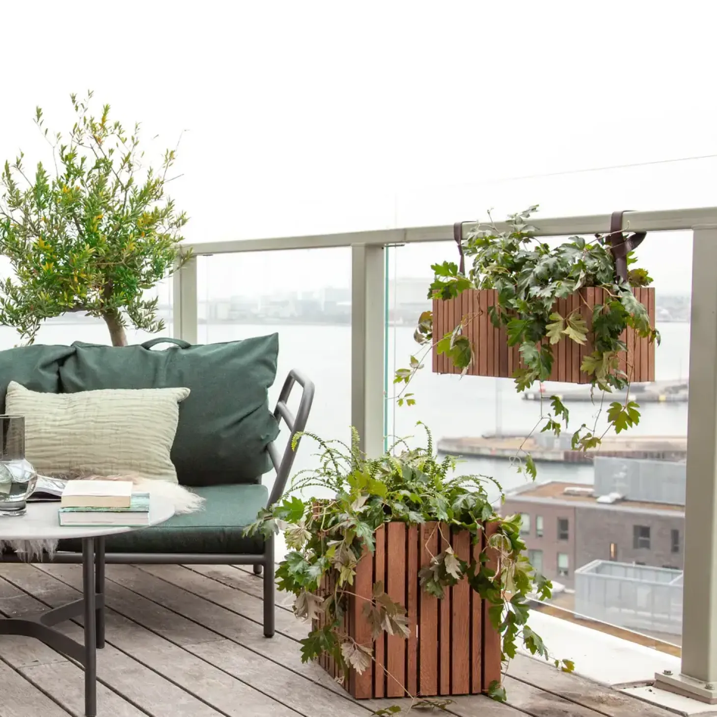 SQUARELY COPENHAGEN - Plantekasse - GrowMORE - Mørk Eg