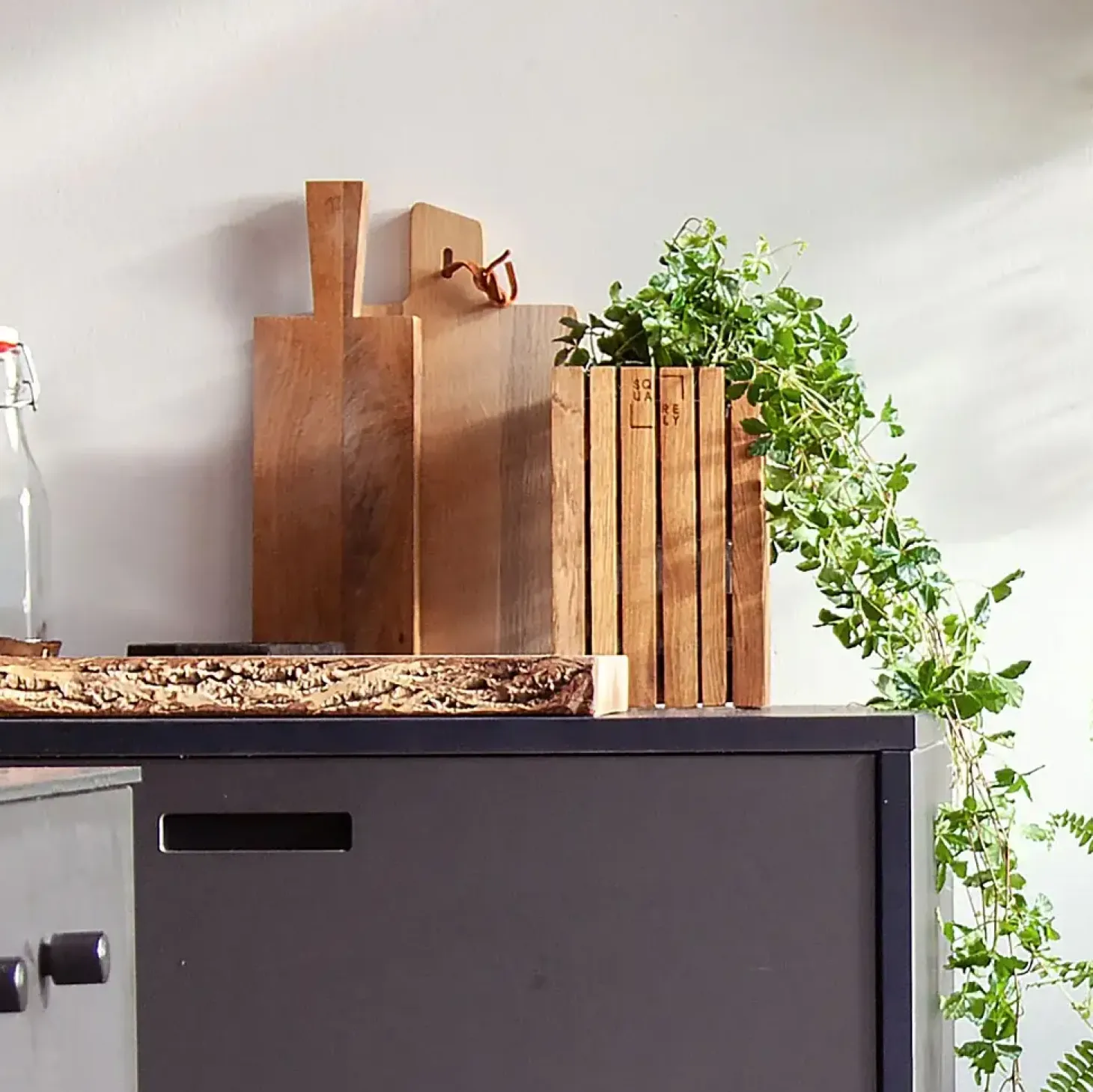 SQUARELY COPENHAGEN - Plantekasse - GrowSMALL - Mørk eg