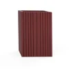 SQUARELY COPENHAGEN - Plantekasse - Unfold SQUARE TALL - Rød - 47 x 52 x 70cm