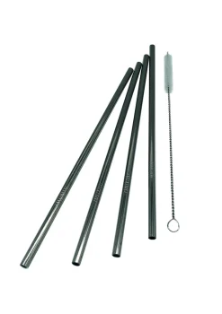 Steel Function - 4 LIGE SUGERØR + 1 BØRSTE