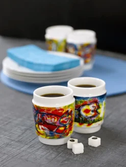 Steel Function - KUNSTKOPPER HAPPY DOG PORCELÆN