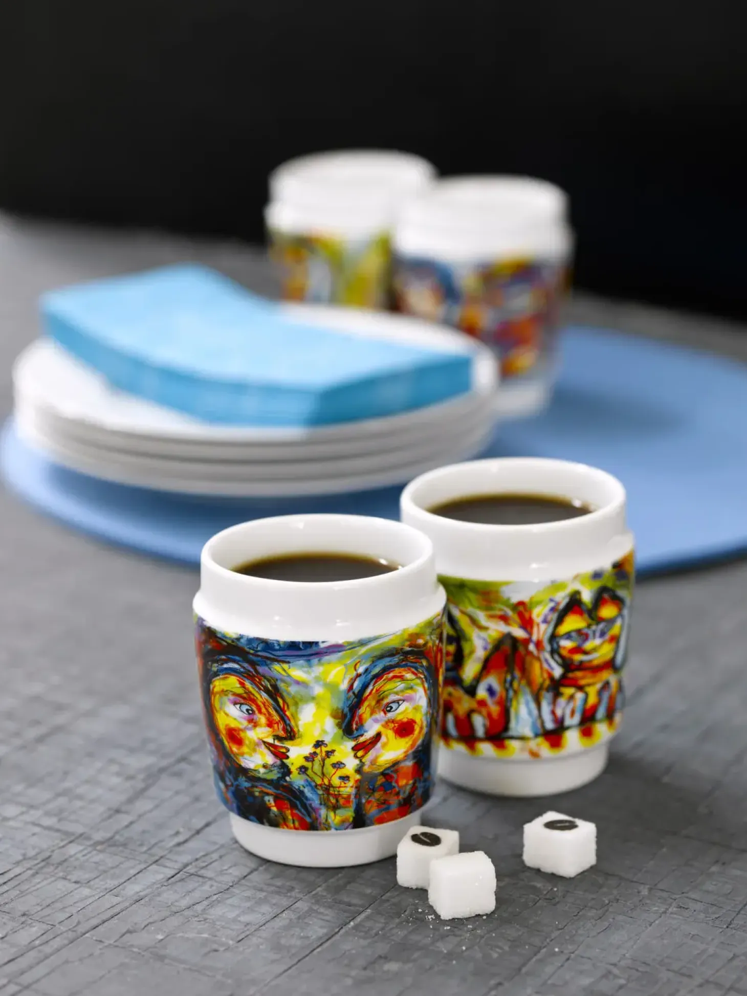 Steel Function - KUNSTKOPPER HAPPY FOX PORCELÆN