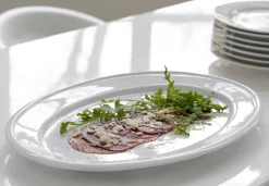Steel Function - OVALT SERVERINGSFAD PORCELÆN 45 CM
