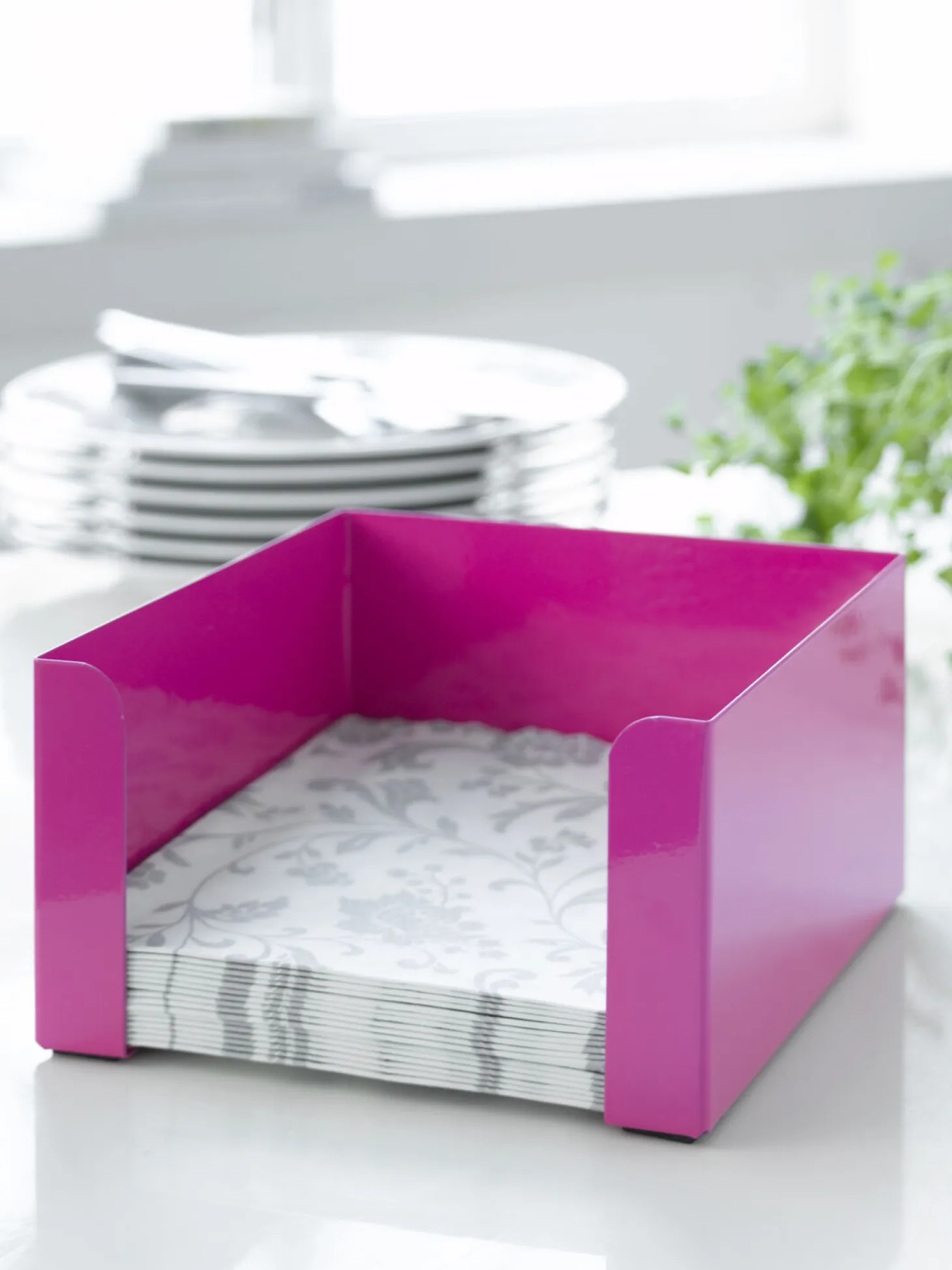 Steel Function - SERVIETHOLDER PINK 17X17X8,5 CM
