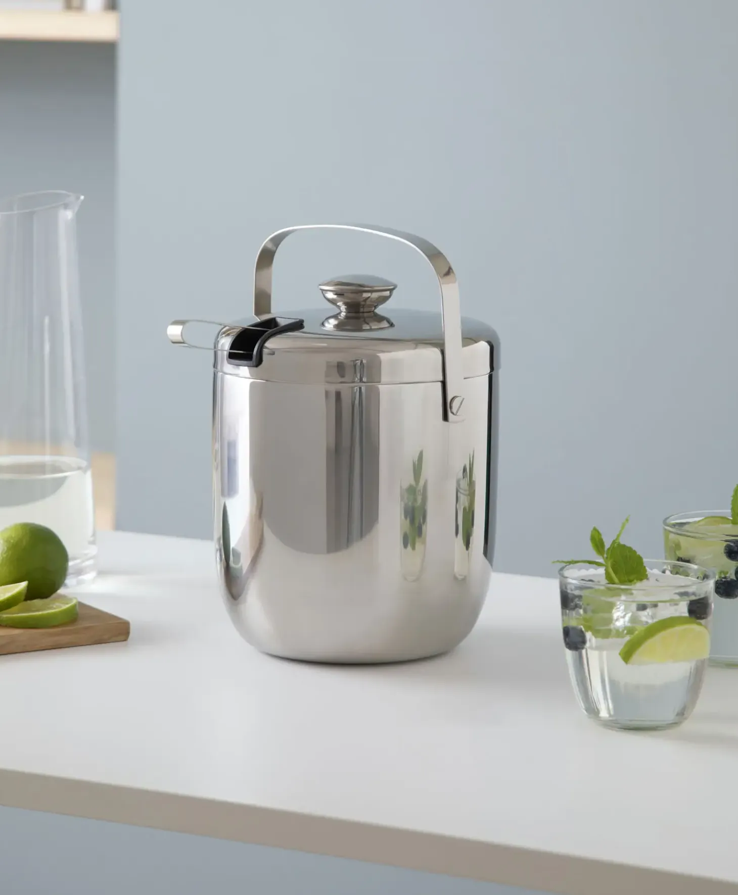 Steel-Function - Isspand med tang - 2,8 Liter