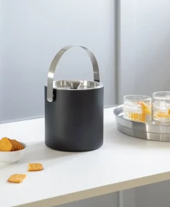 Steel-Function - Isspand med låg - Mat Sort - 2L