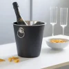 Steel-Function - Vin & Champagnespand - Sort