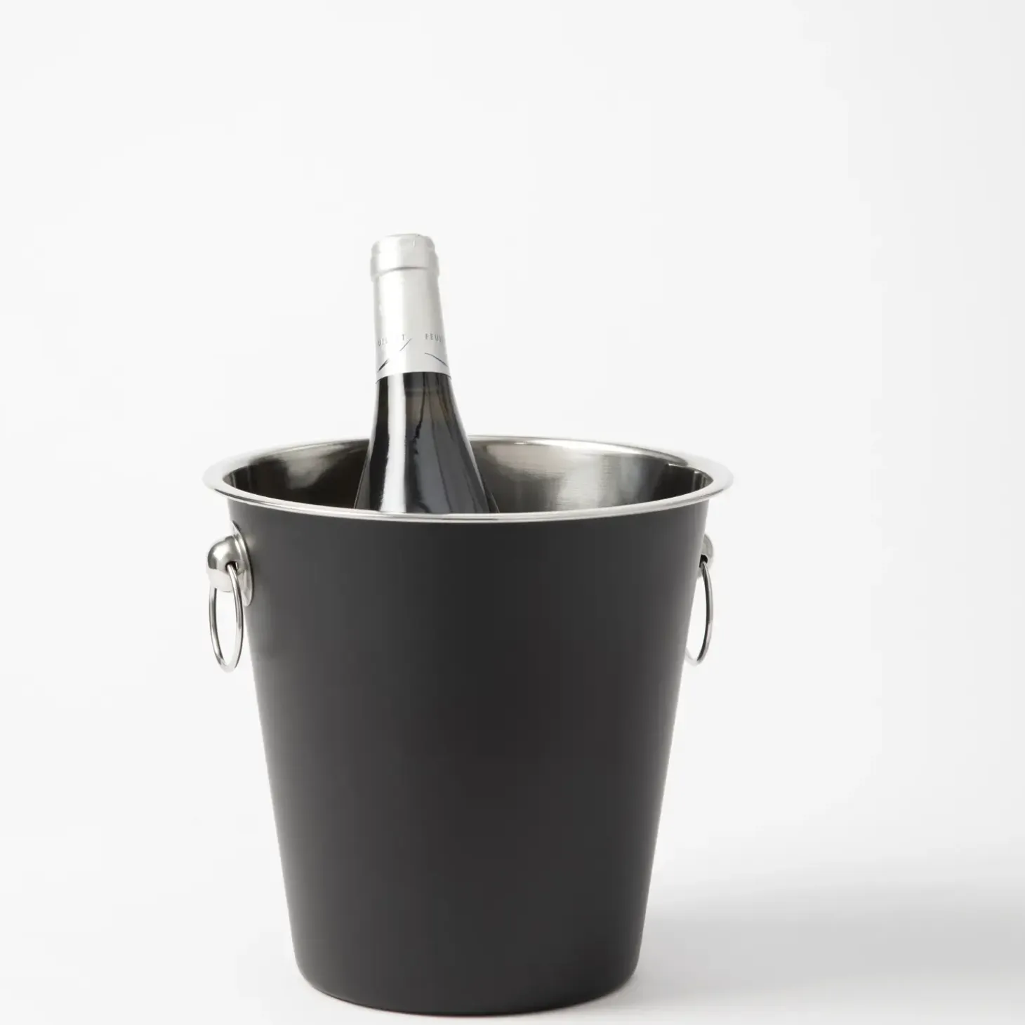 Steel-Function - Vin & Champagnespand - Sort