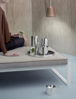 Stelton - Arne Jacobsen vippeaskebæger H 8 cm steel