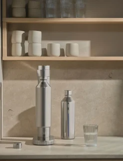 Stelton - Brus flaske til kulsyremaskine 1.2 l. steel