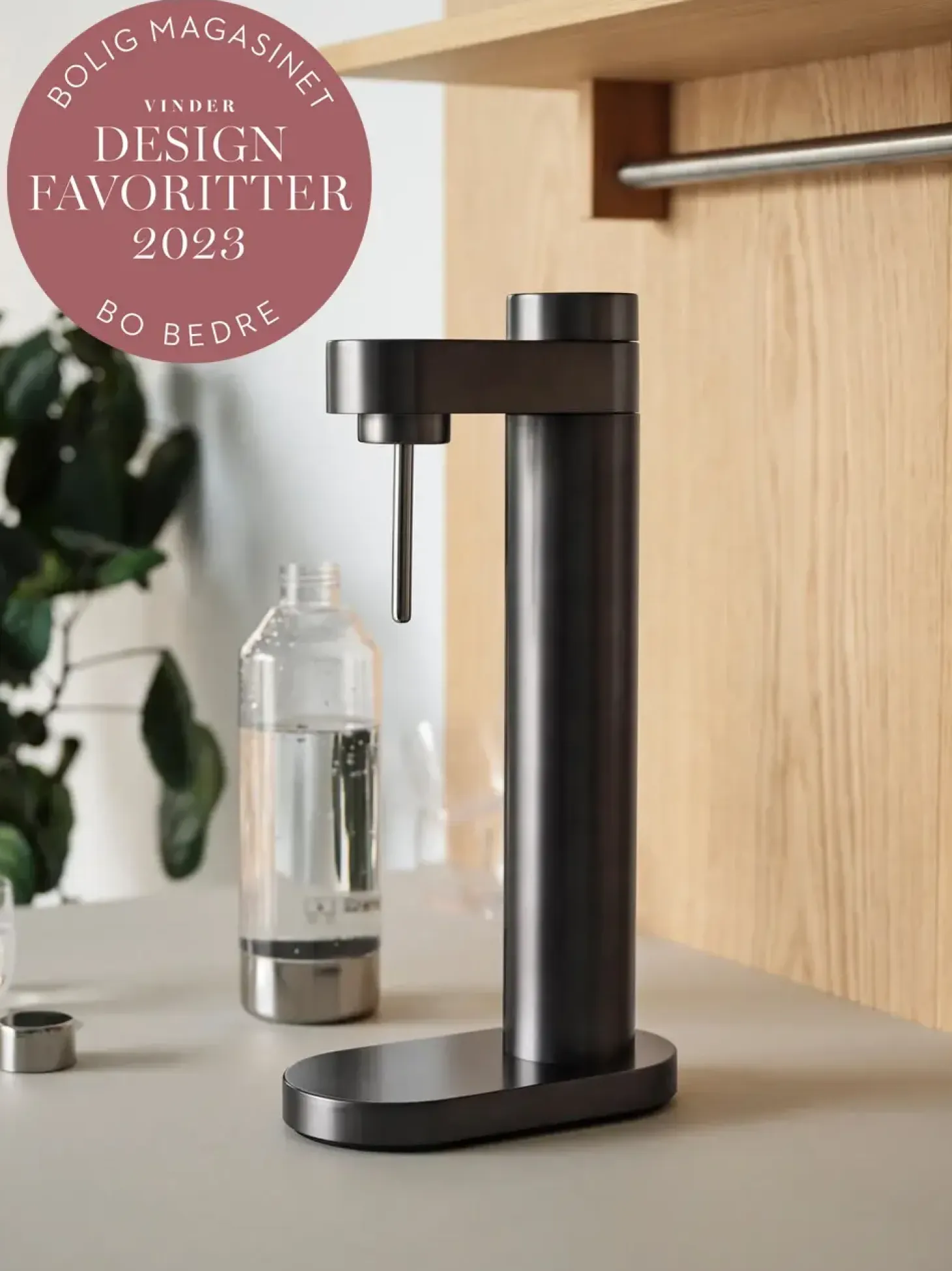 Stelton - Brus kulsyremaskine sort metal