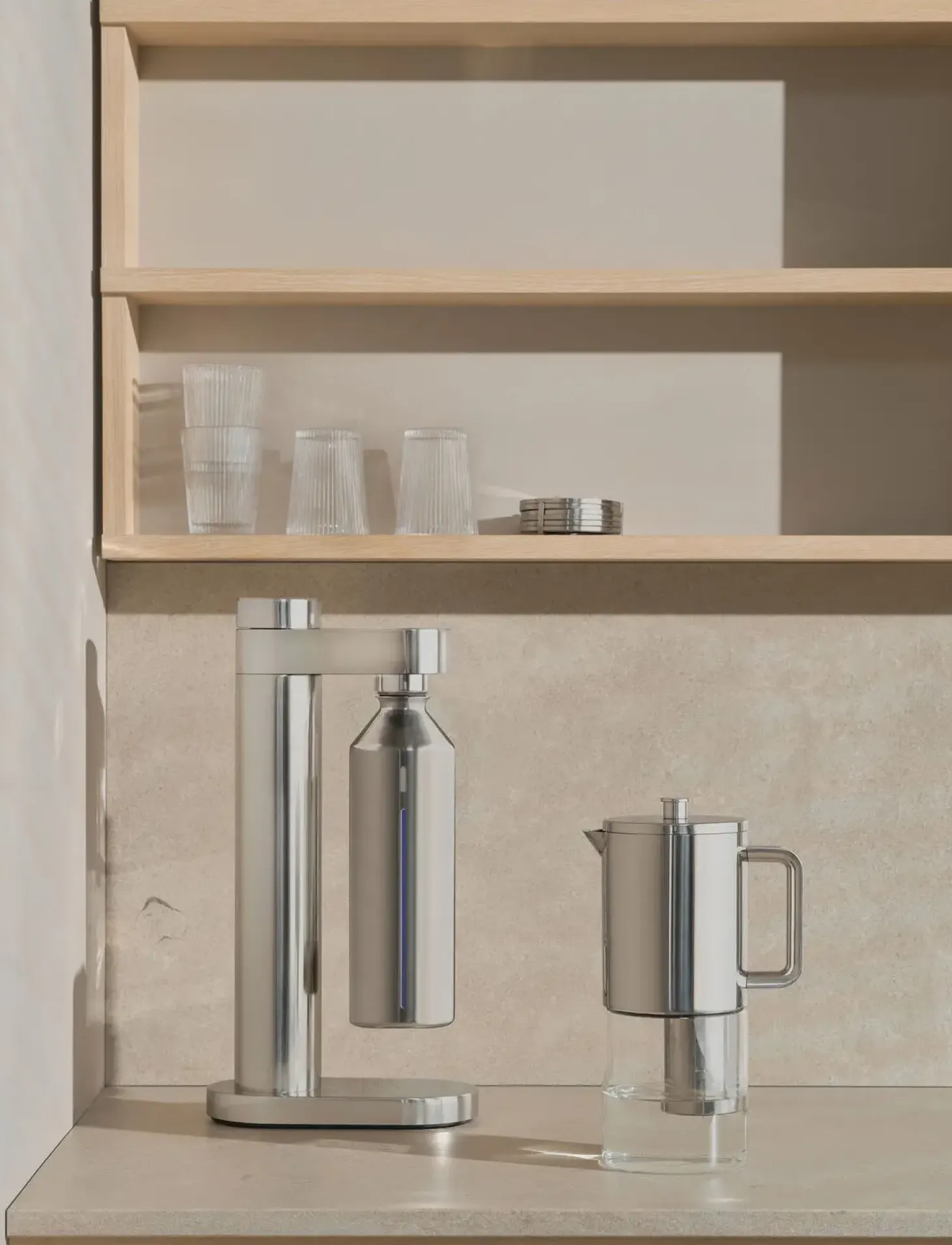 Stelton - Brus vandfilterkande 1.6 l. steel