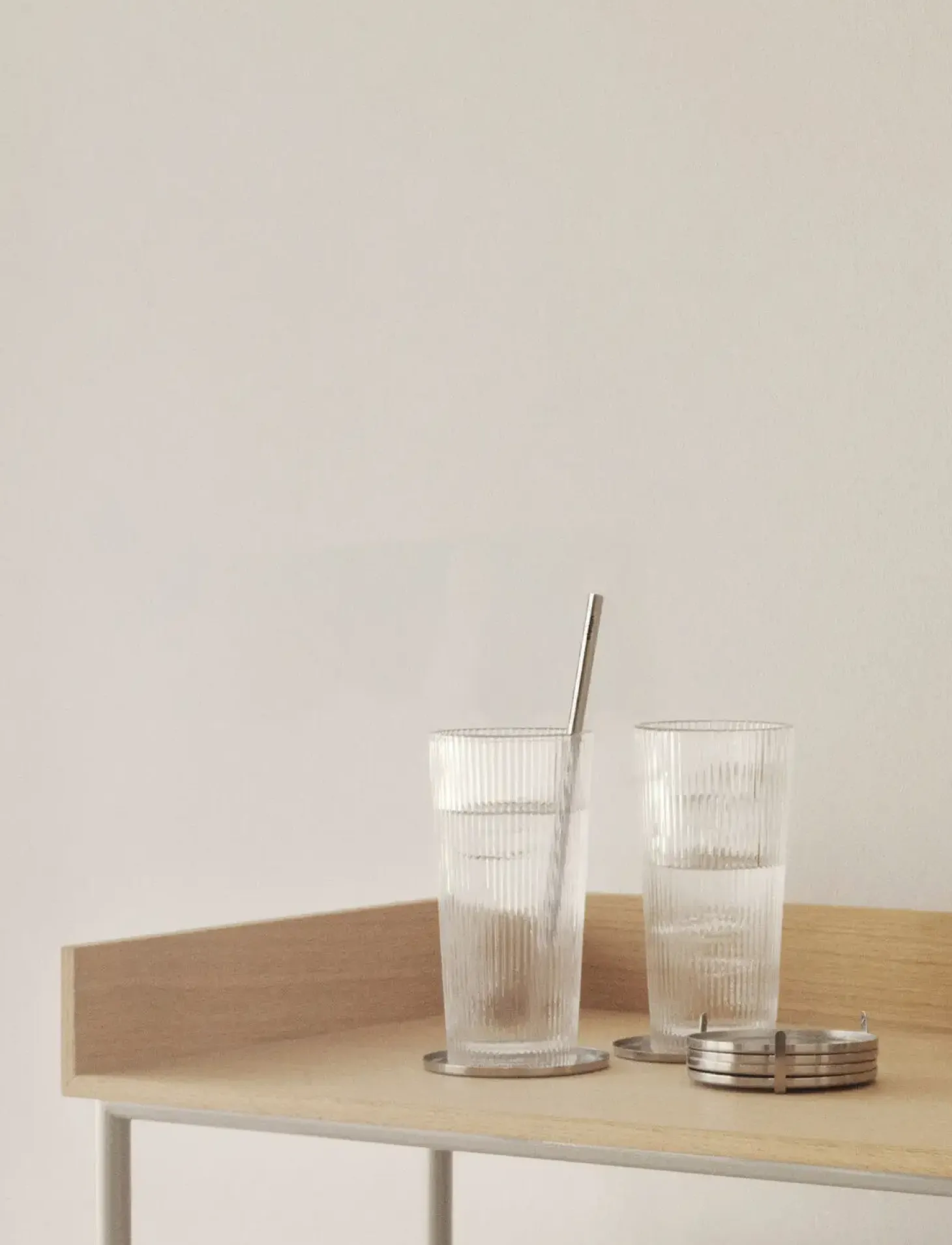 Stelton - genanvendelige sugerør 4 Stk steel