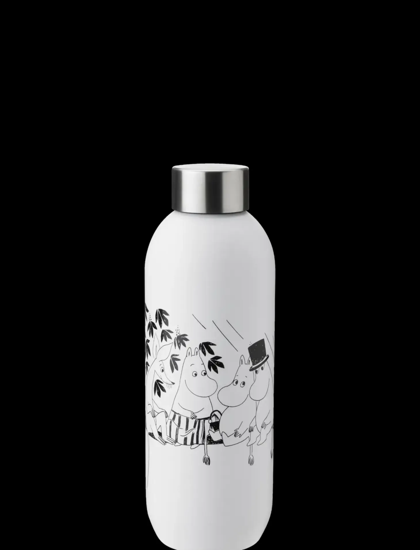 Stelton - Keep Cool drikkeflaske 0.75 l. Moomin soft white