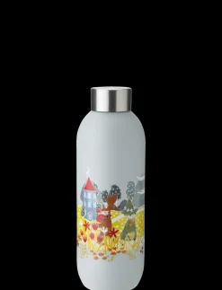 Stelton - Keep Cool drikkeflaske 0.75 l. Moomin soft sky