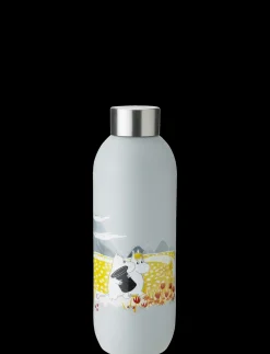 Stelton - Keep Cool drikkeflaske 0.75 l. Moomin soft sky