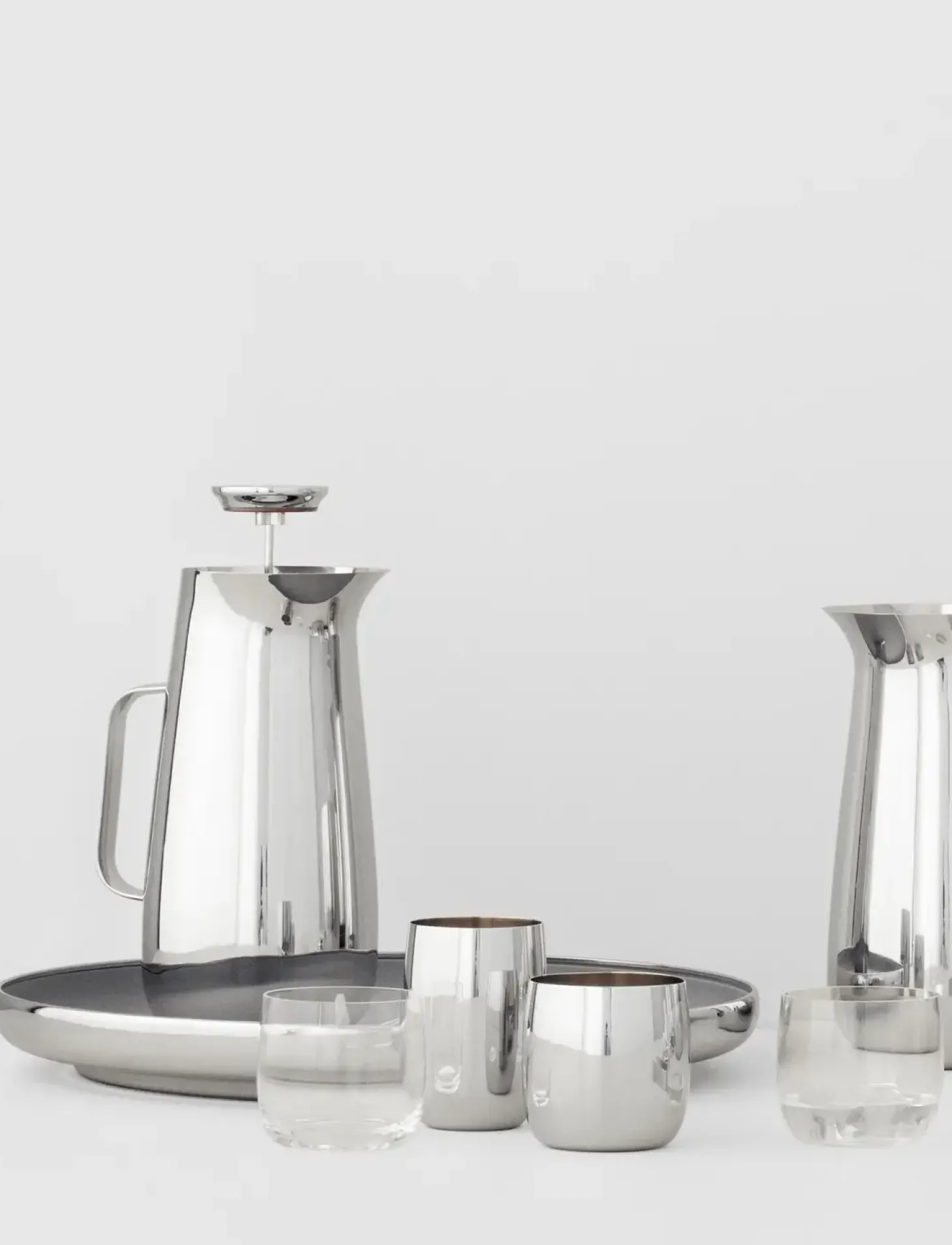 Stelton - Norman Foster tebrygger 1 Liter - Rustfri Stål