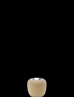 Stelton - Ora lysestage H 6.5 cm beech wood