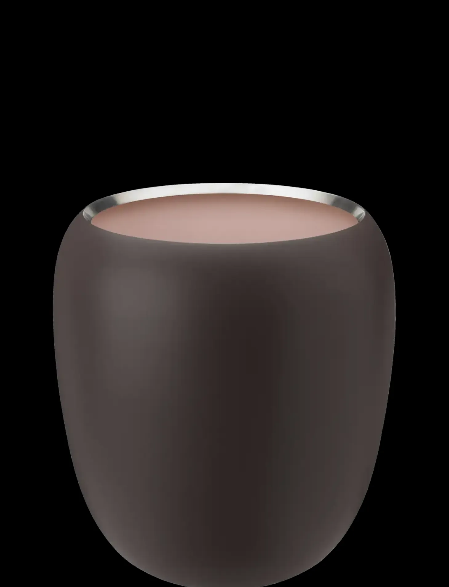 Stelton - Ora vase H 21.6 cm dark powder