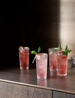 Stelton - Pilastro long drink glas 0.3 l. 4 Stk clear