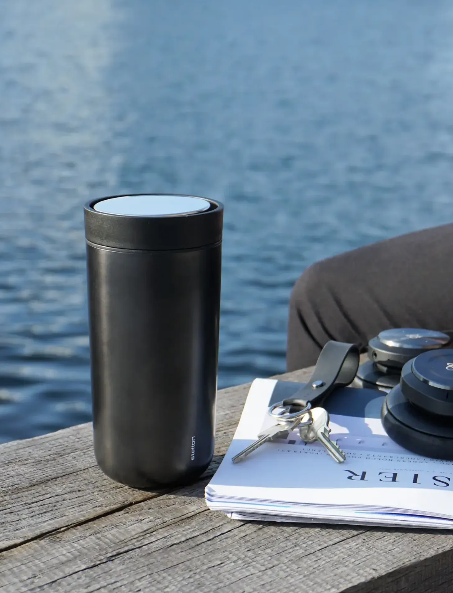 Stelton - To Go Click termokop 0.4 l. black metallic