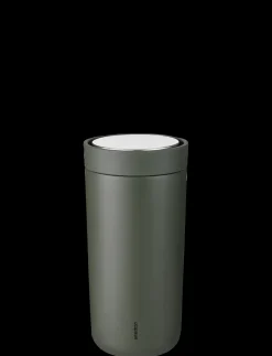 Stelton - To Go Click termokop 0.4 l. soft dark forest