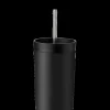 Stelton - To Go Sip termokop med sugerør 0.4 l. soft black
