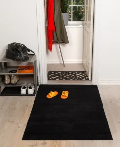 Tica Copenhagen - Dørmåtte / Smudsmåtte - Sort - 90x130 cm