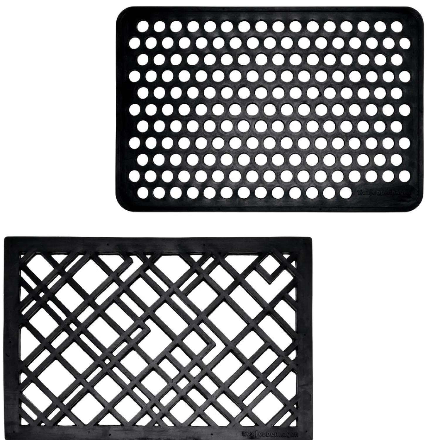 Tica Copenhagen - Dørmåtte - Lines design - Gummi - 40x60 cm