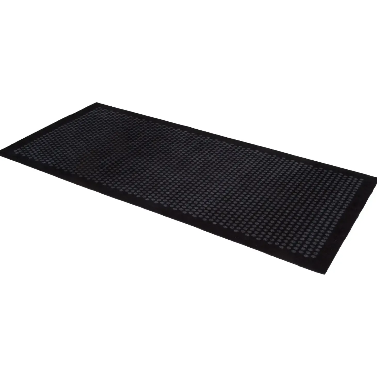 Tica Copenhagen - Løber - Dots - Sort/grå - 90x200 cm