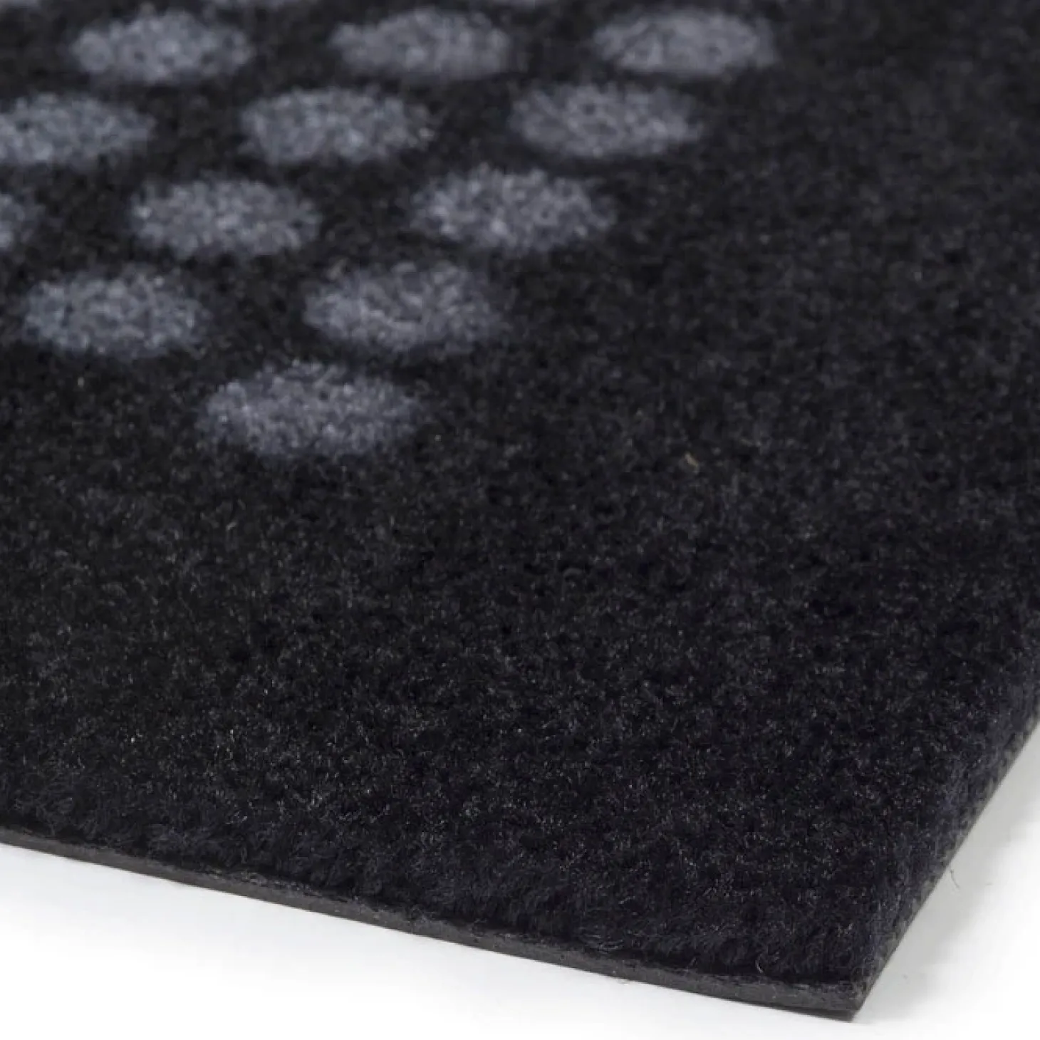 Tica Copenhagen - Løber - Dots - Sort/grå - 90x200 cm