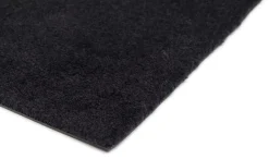tica copenhagen - Smudsmåtte / Dørmåtte - Ensfarvet - sort - 67x120 cm