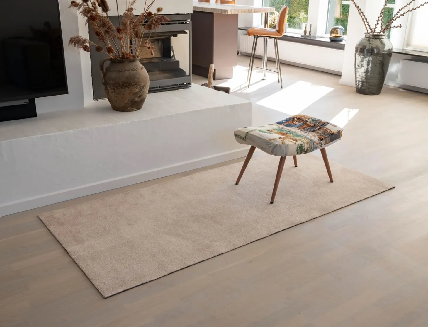 Tica Copenhagen - Smudsmåtte / Måtte - Ivory / beige - 90x200 cm