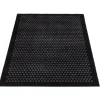 Tica Copenhagen - Smudsmåtte - Dots - Sort/grå - 90x130 cm