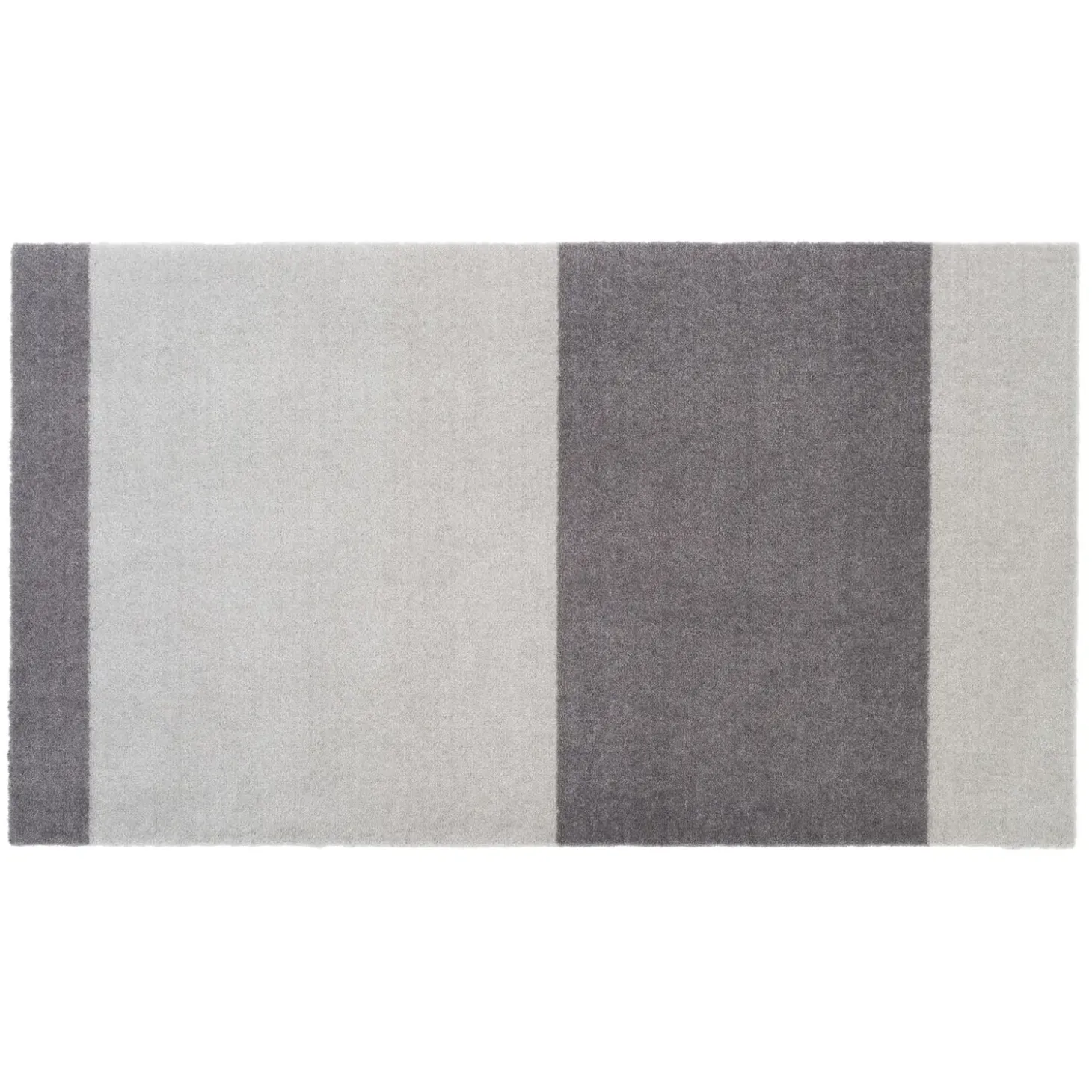 Tica Copenhagen - Smudsmåtte - Stripes Horizon - Lysegrå - 40x60 cm