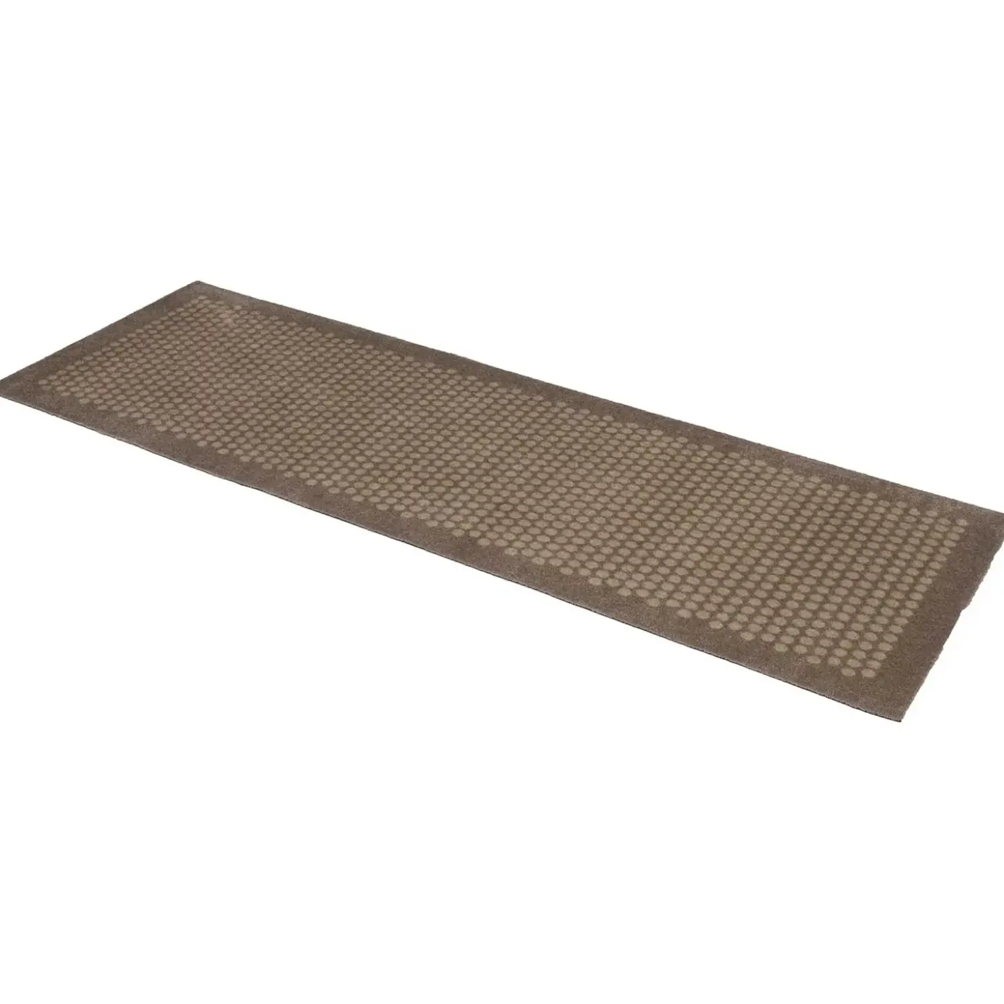 Tica Copenhagen - Smudsmåtte - Dots - Sand/beige - 67x200 cm