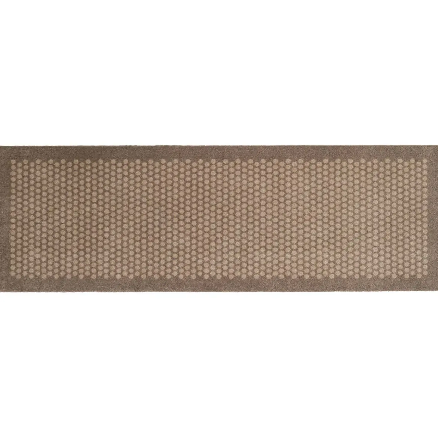 Tica Copenhagen - Smudsmåtte - Dots - Sand/beige - 67x200 cm