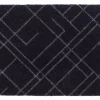 Tica Copenhagen - Smudsmåtte - Lines - Sort/grå - 67x250 cm