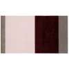 Tica Copenhagen - Smudsmåtte - Stripes Horizon - Bordeaux/Rose/Sand - 67x120 cm