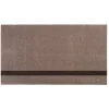 Tica Copenhagen - Smudsmåtte - Stripes Vertical - Brun/Sand - 40x60 cm