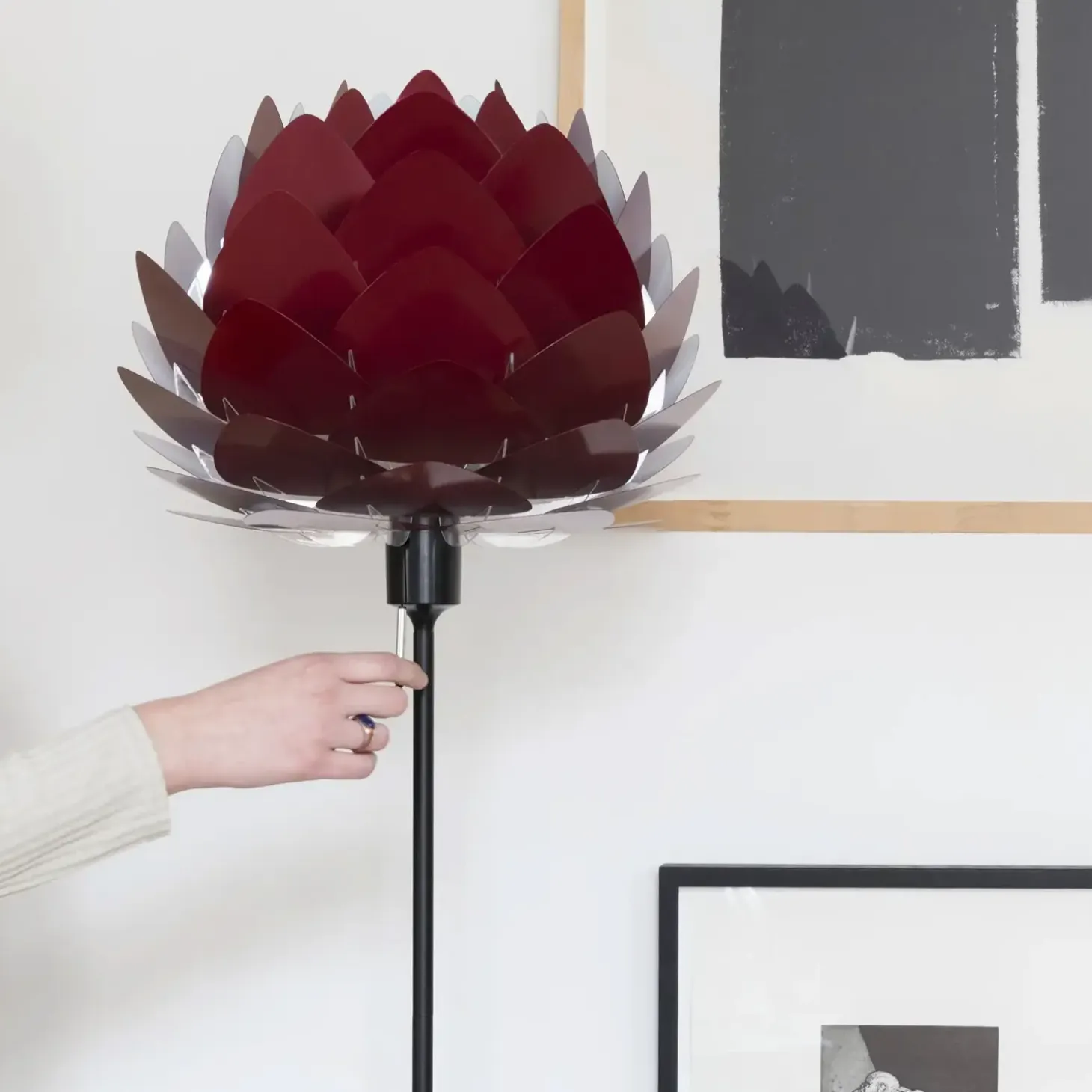 Umage - Lampeskærm - Aluvia Pendel - Ruby red - Mini Ø40 cm