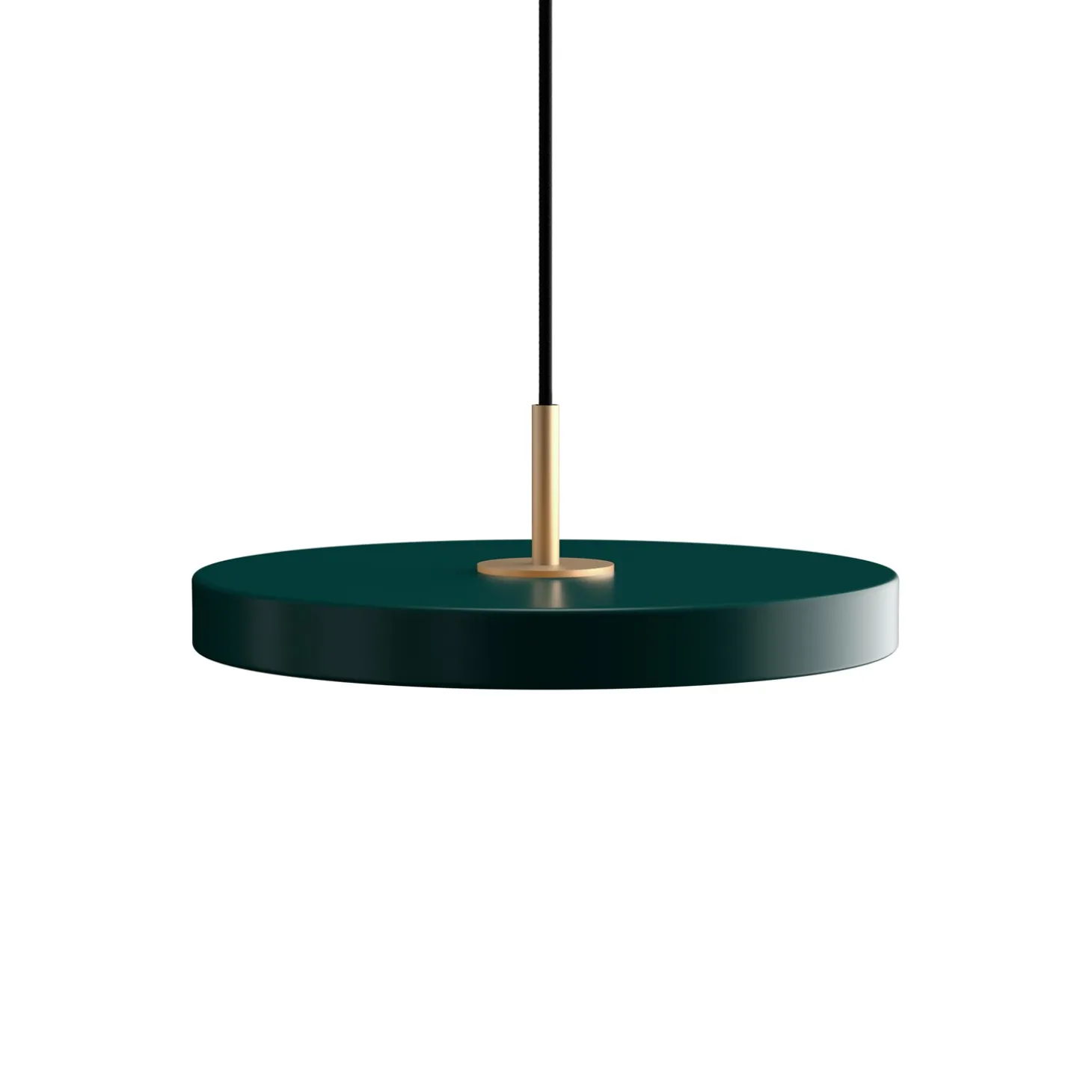 Umage - Pendel - Asteria - Messingtop/Forrest green - Mini Ø31 cm