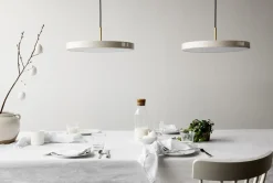 Umage - Pendel - Asteria - Ståltop/Hvid - Pearl white - Mini Ø31 cm