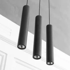 Umage - Pendel Lamper Chimes Cluster - 3 stk. - Black oak/Sort eg