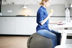 UNILUX - Ergonomisk Siddebold - ERGO SPHERE Balancebold - Grå