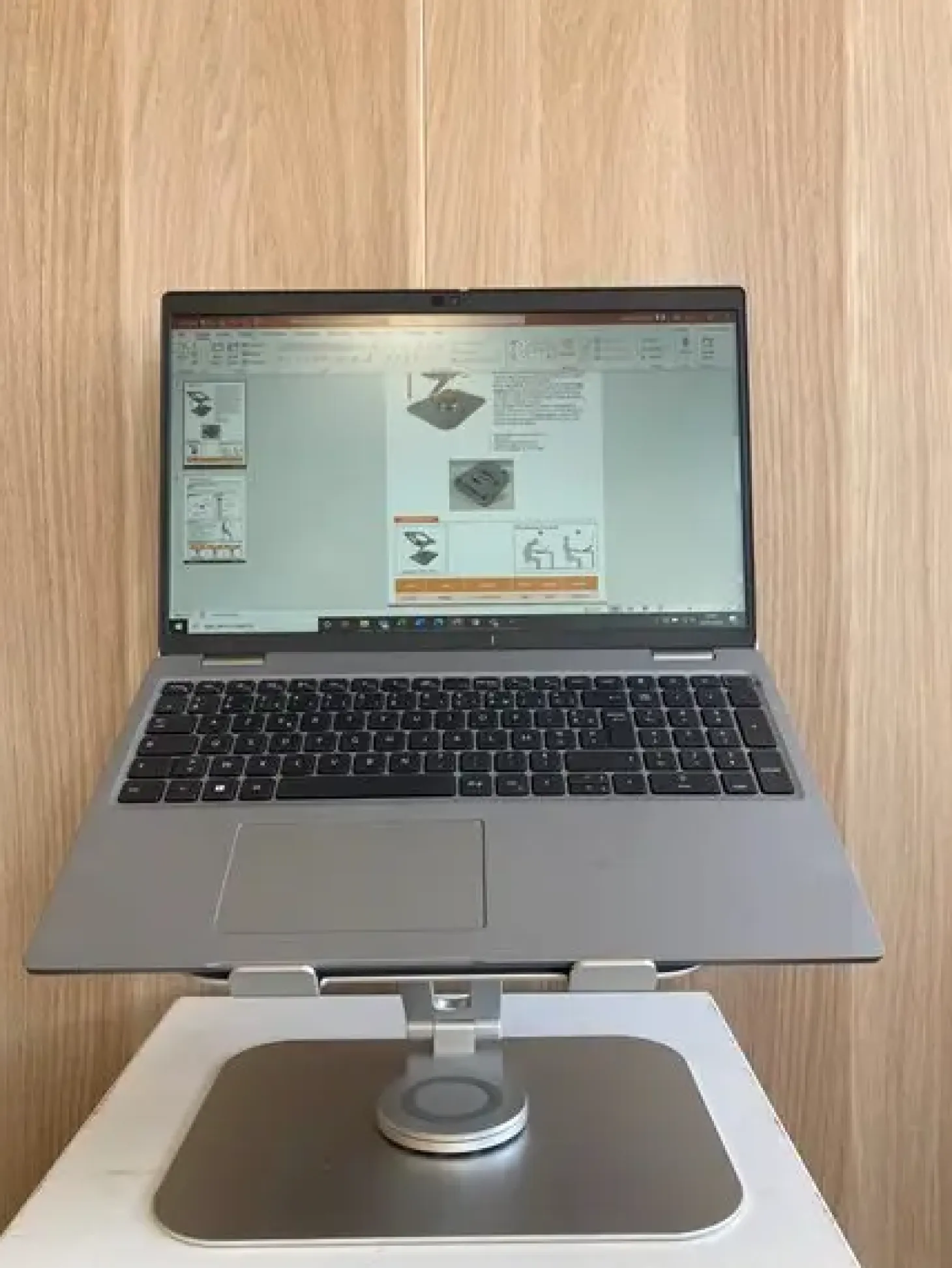 UNILUX - Laptop Stativ - ERGO TOP - Metal grå